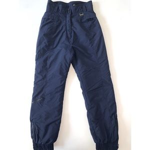 Vintage White Stag High Waist Navy Blue Ski Pants Size 12( Ladies)
